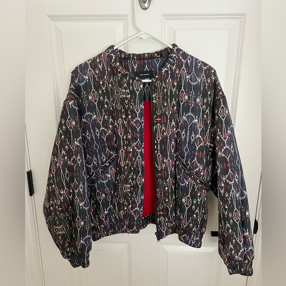 Isabel Marant Ikat Silk Jacket